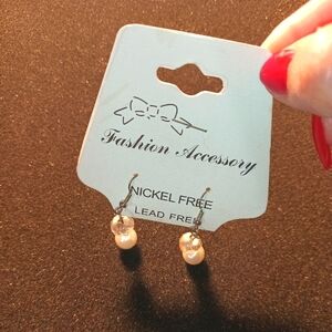 Elegant Pearl Drop Earrings